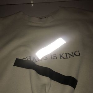 White Reflective Sweater